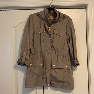 Michael Kors Size Medium rain jacket with hood